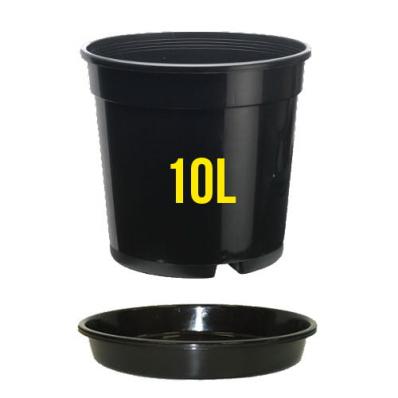 Горшок круглый с подставкой 10 л