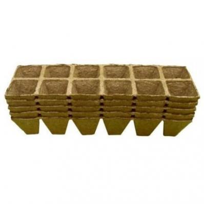 Лотки для рассады JIFFY, 12шт-6x6xh6см