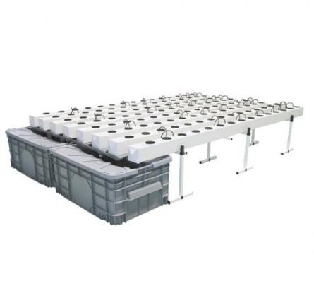 Гидропонная система GHE Aeriflo для 120 растений, 320л, 600x120xh56cm
