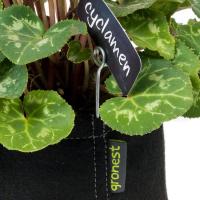 Gronest 11 л, горшок текстильный квадратный, 22x22xh23cm, аналог Smart Pot, Growbag