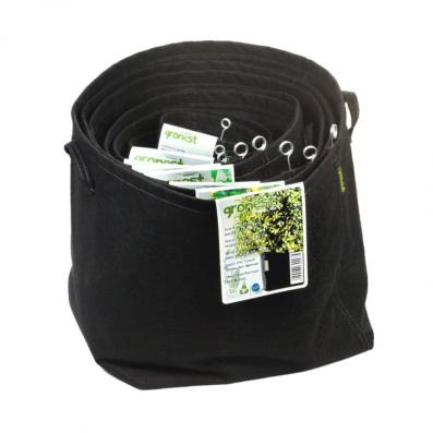 Gronest 11 л, горшок текстильный квадратный, 22x22xh23cm, аналог Smart Pot, Growbag