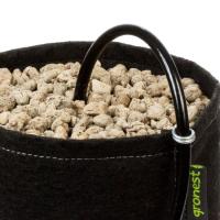 Gronest 25 л, горшок текстильный квадратный, 28,5x28,5xh30cm, аналог Smart Pot, Growbag