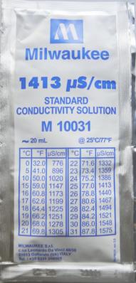 Калибровочный раствор 1413 µS/cm (мкСм) для кондуктометров (EC метр) MILWAUKEE 20мл