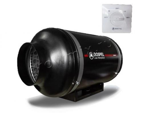 DOSPEL TURBO Silent 200 - вентилятор канальный, 2-х ск., металл.