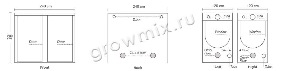 Гроубокс HOMEbox Ambient R240 (240x120x200см)